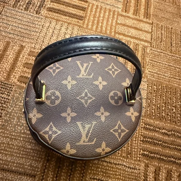 Louis Vuitton Cannes reverse monogram bag black brown